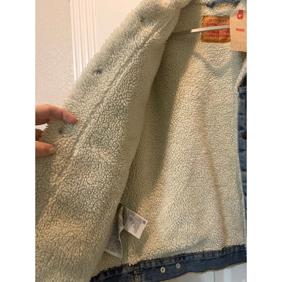 Levi’s Sherpa Lined Jacket NWT L - Picture 2 of 4